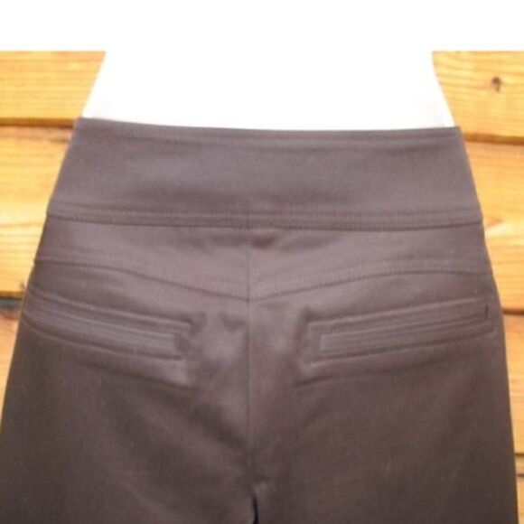 NWT Brown Sateen Cropped Pants - Picture 5 of 7